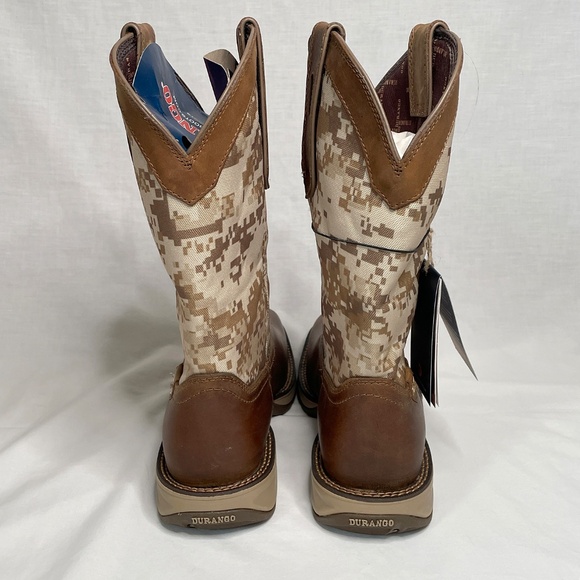Rebel by Durango Desert Camo Pull-on Western Boot - Picture 5 of 10